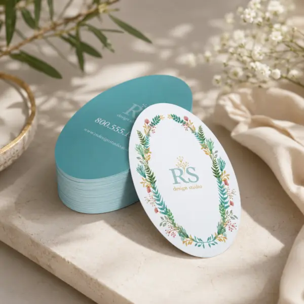 Oval Visiting Cards