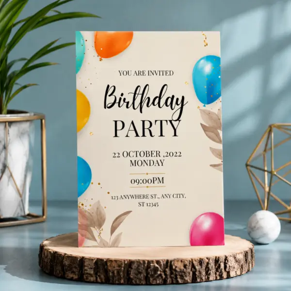 Birthday Invitation Cards